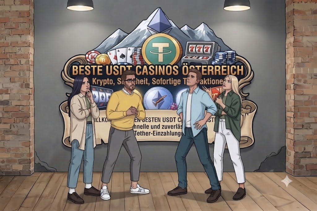 Beste USDT Casinos Österreich 2026