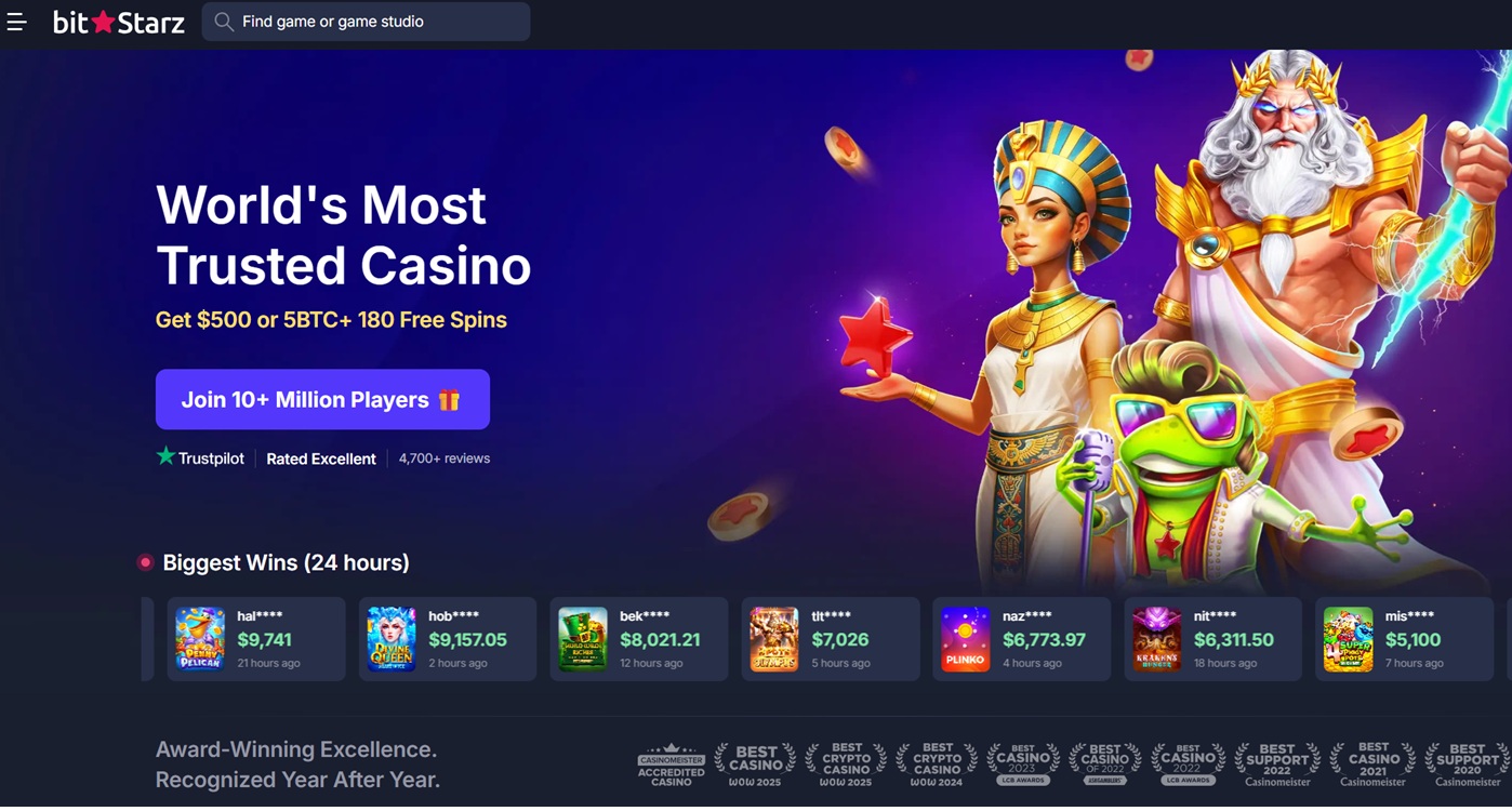 Bitstarz crypto casino